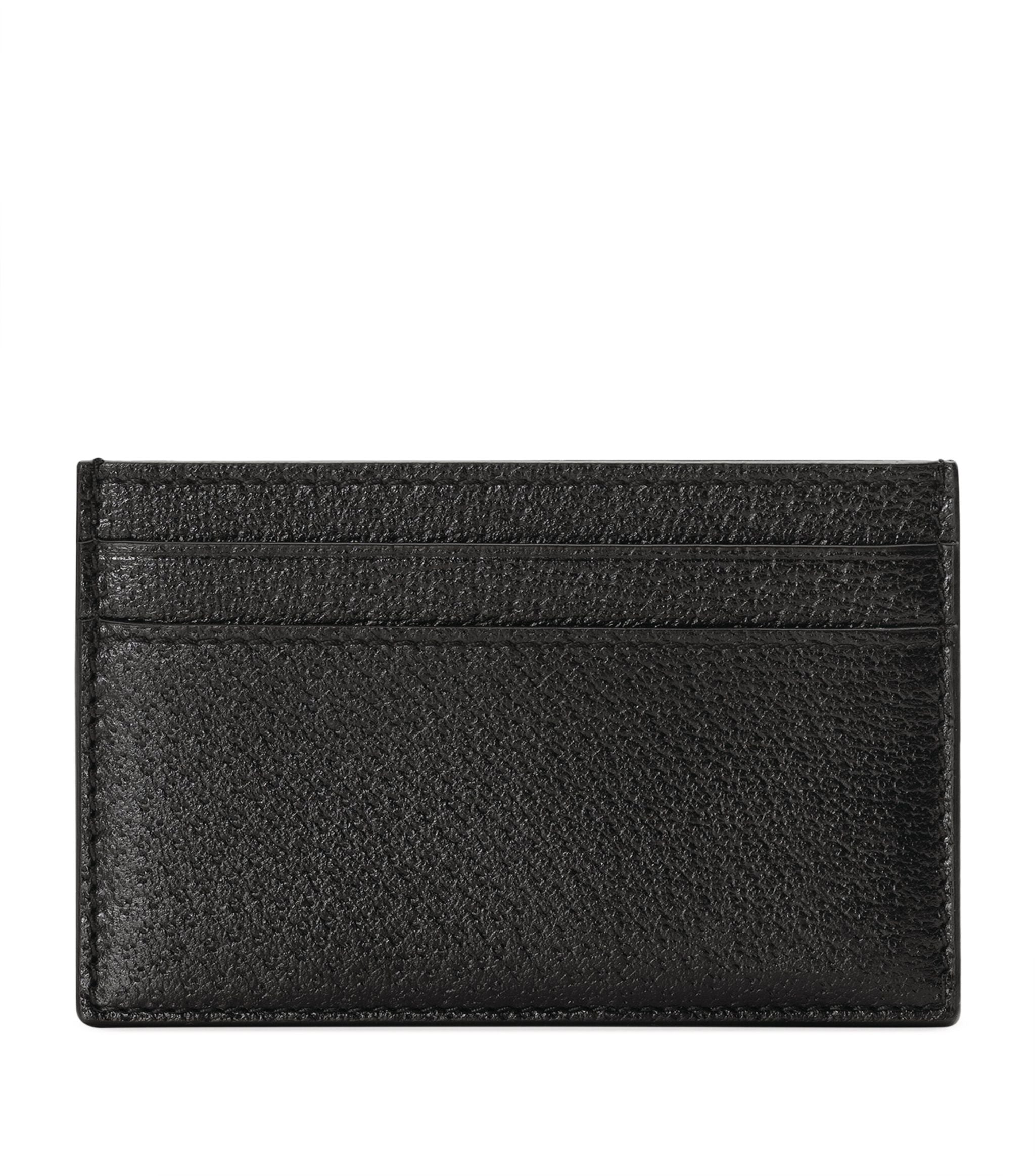 Leather GG Marmont Card Holder GOODS Harrods   