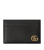 Leather GG Marmont Card Holder GOODS Harrods   