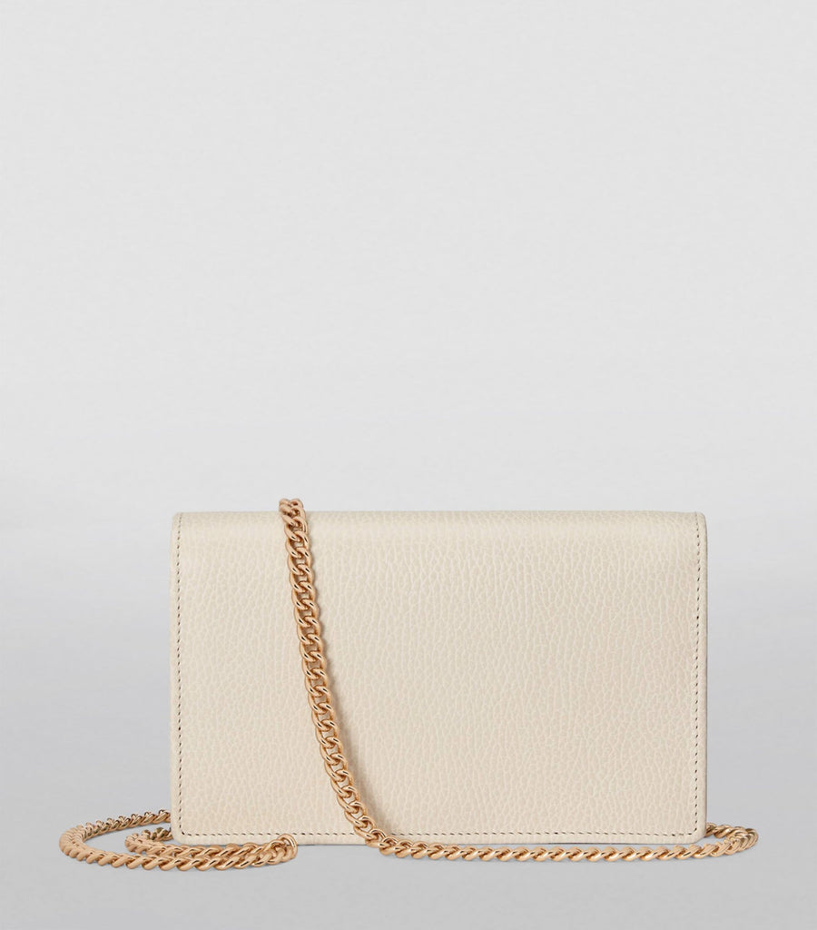 Leather GG Marmont Chain Wallet