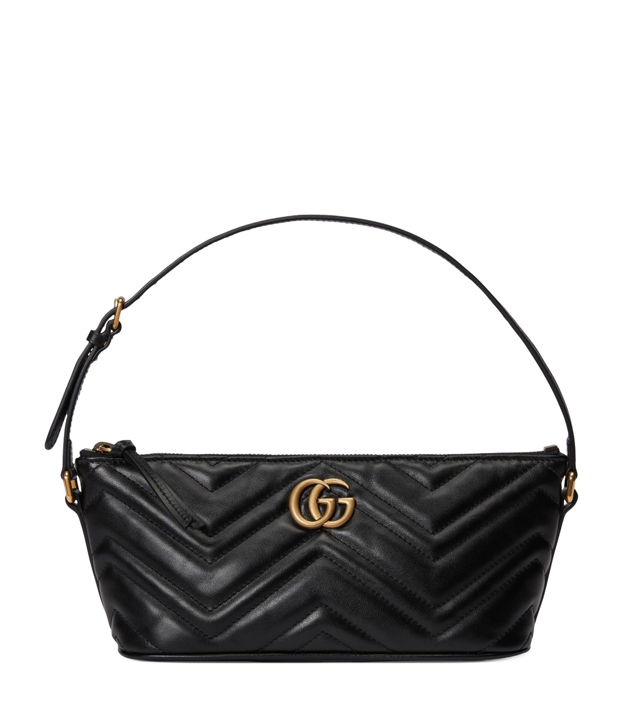 Leather GG Marmont Shoulder Bag GOODS Harrods   