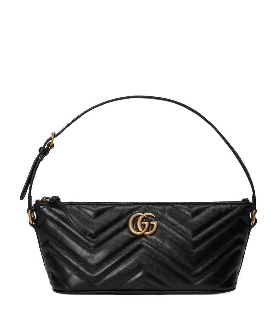 Leather GG Marmont Shoulder Bag