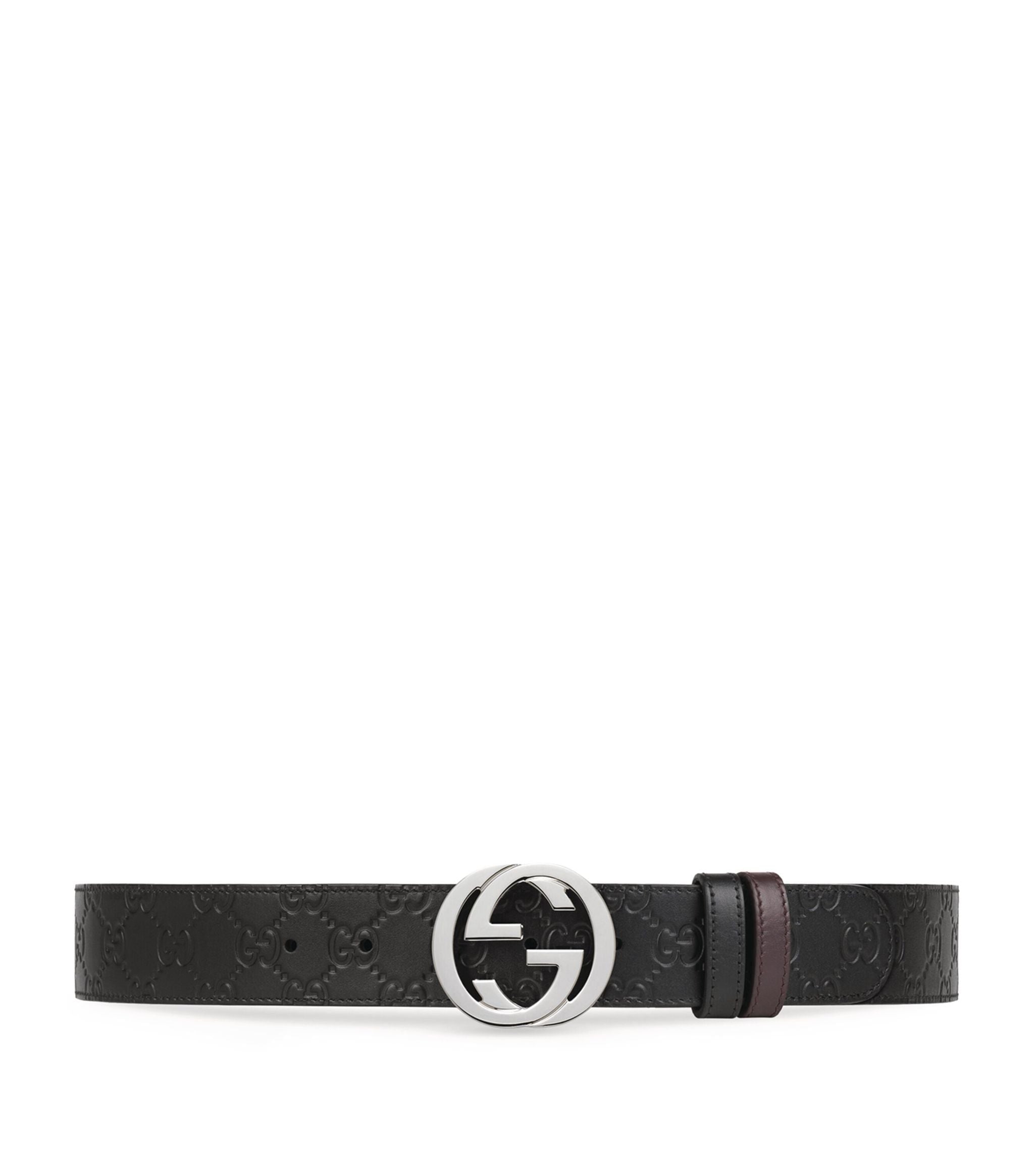 Leather GG Supreme Belt GOODS Harrods   