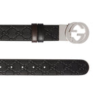 Leather GG Supreme Belt GOODS Harrods   