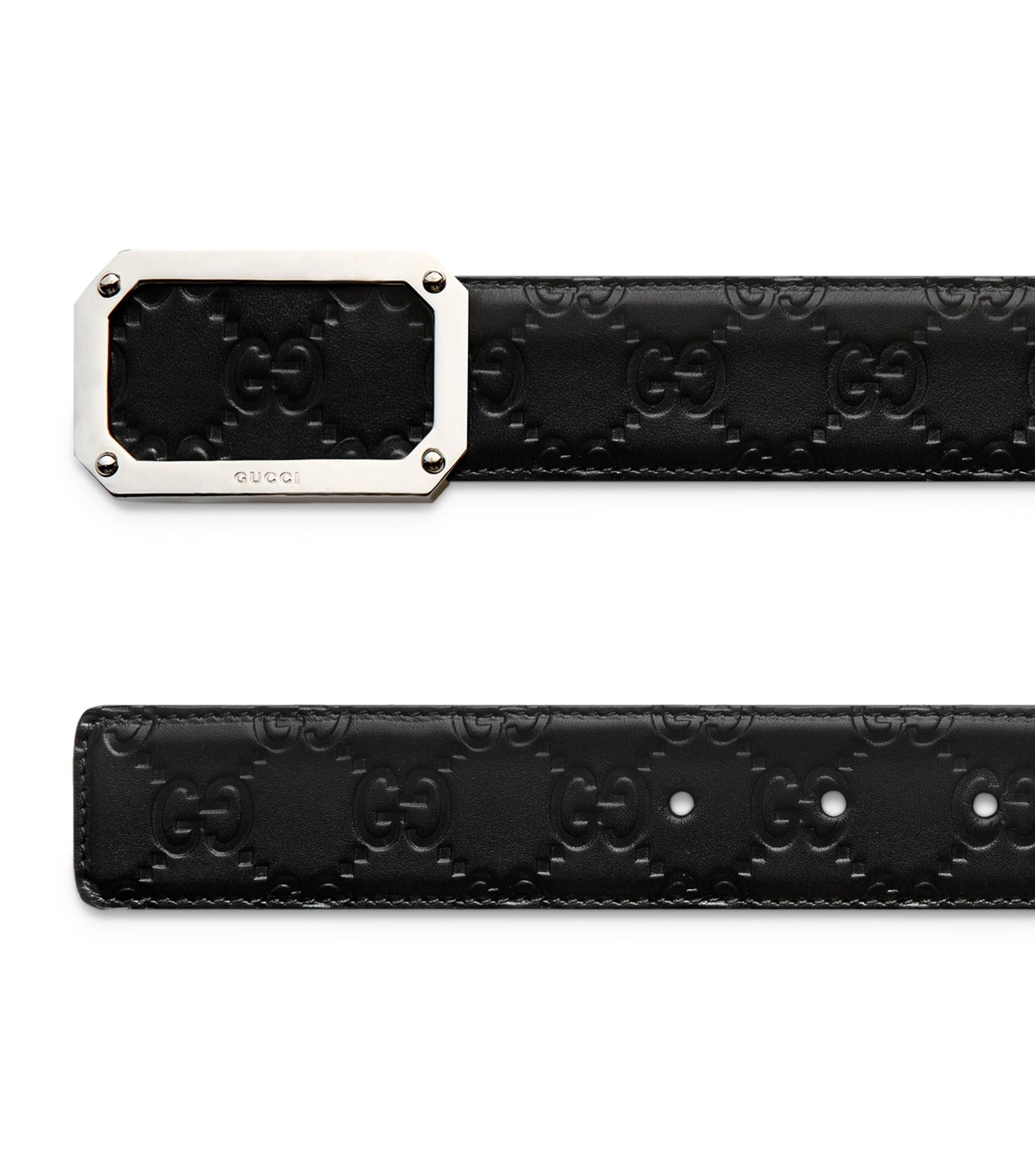 Leather GG Supreme Belt GOODS Harrods   