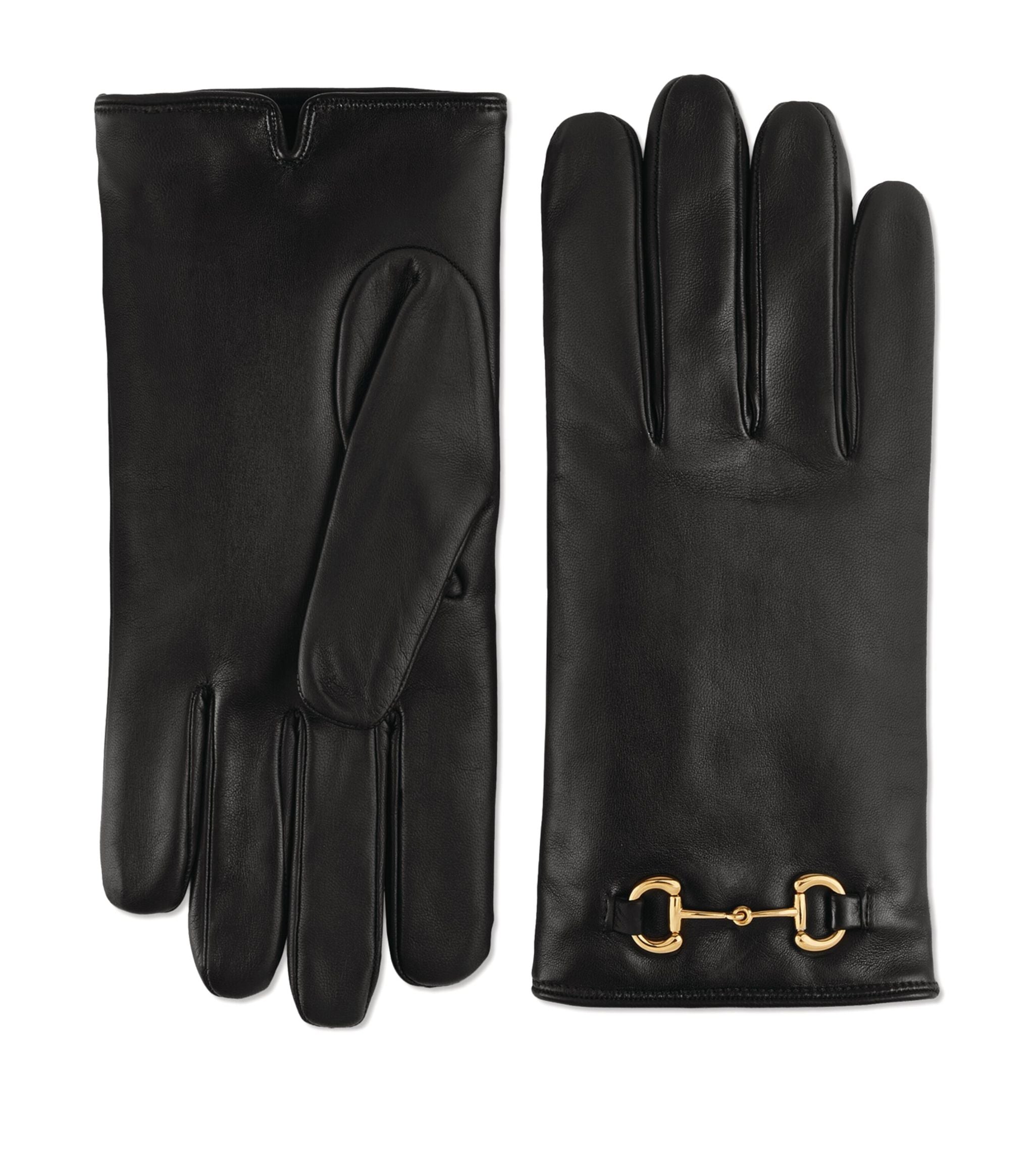 Leather Horsebit Gloves GOODS Harrods   