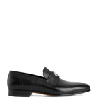 Leather Interlocking G Loafers GOODS Harrods   