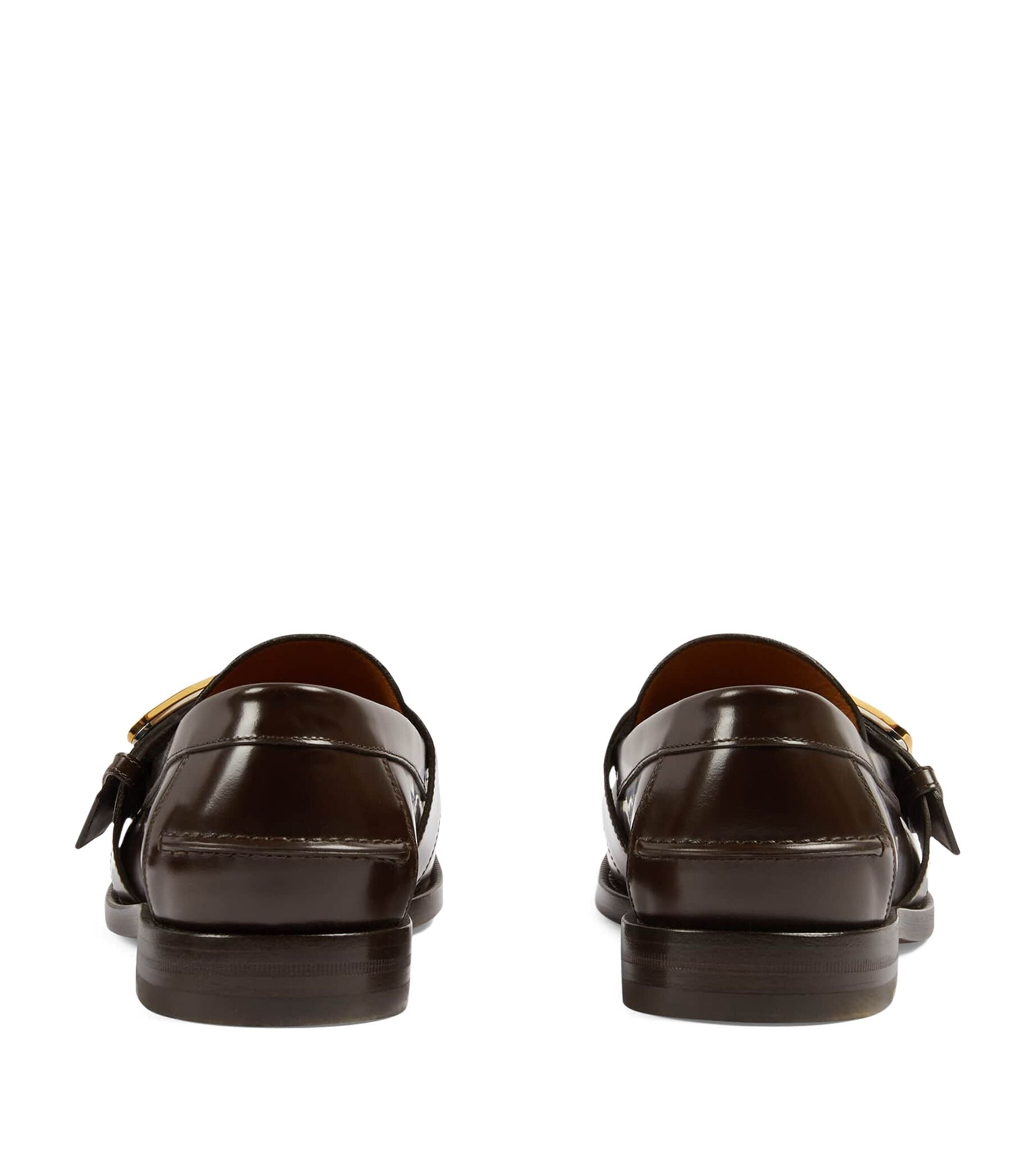 Leather Interlocking GG Loafers GOODS Harrods   