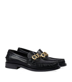 Leather Logo Loafers GOODS Harrods   