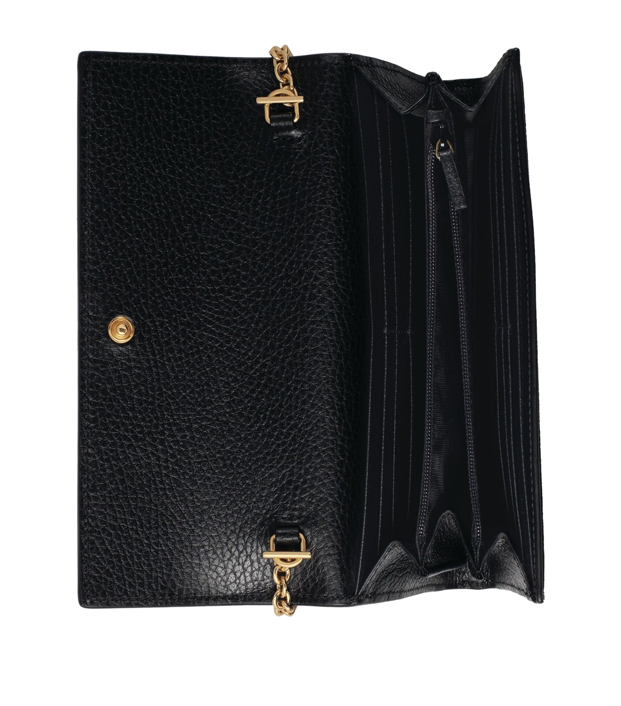 Petite marmont leather wallet on a chain sale