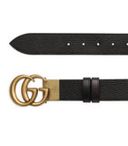 Leather Reversible Marmont Belt GOODS Harrods   