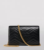 Mini Leather Marmont Matelassé Cross-Body Bag GOODS Harrods   