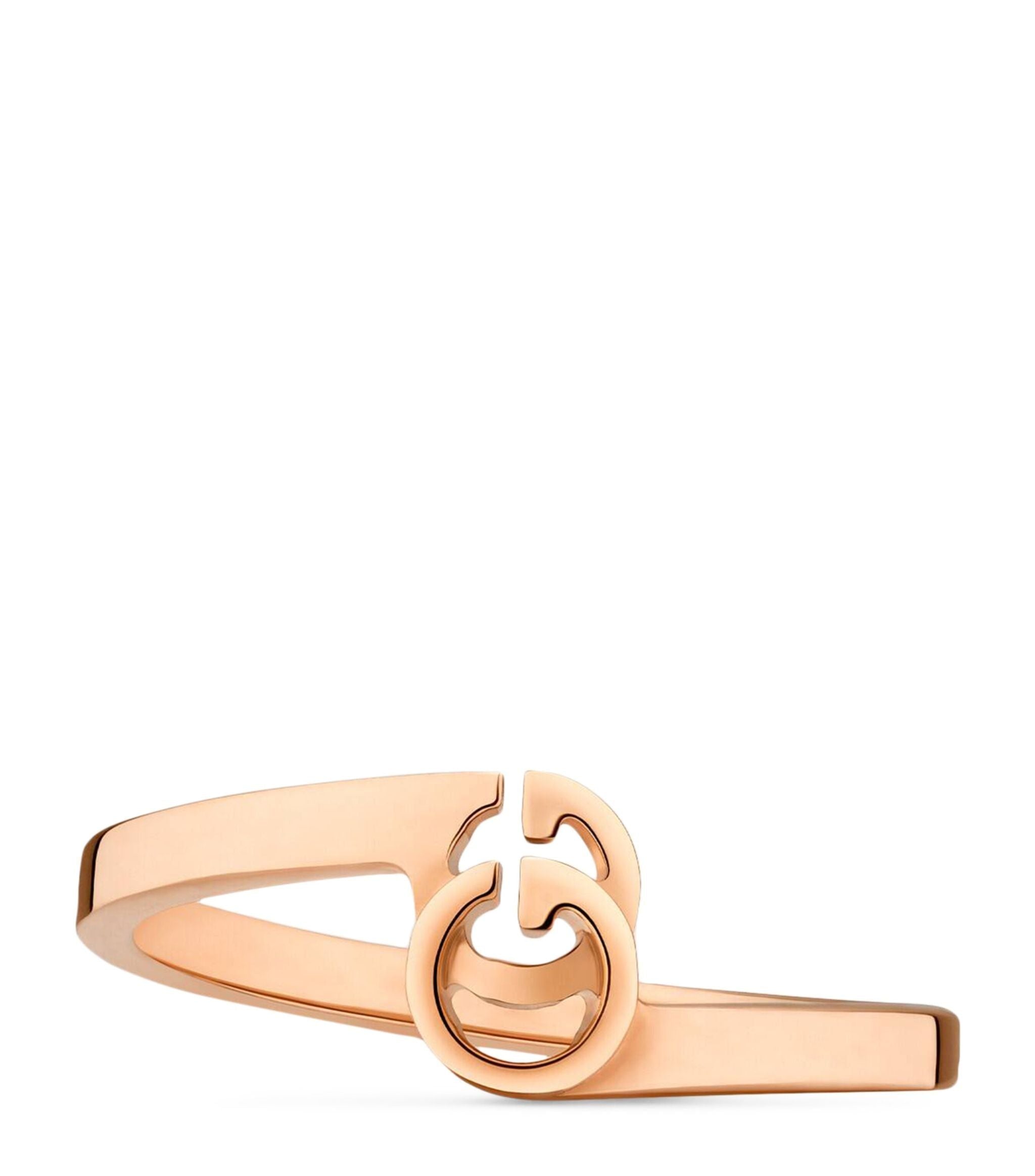 Rose Gold GG Running Ring GOODS Harrods   