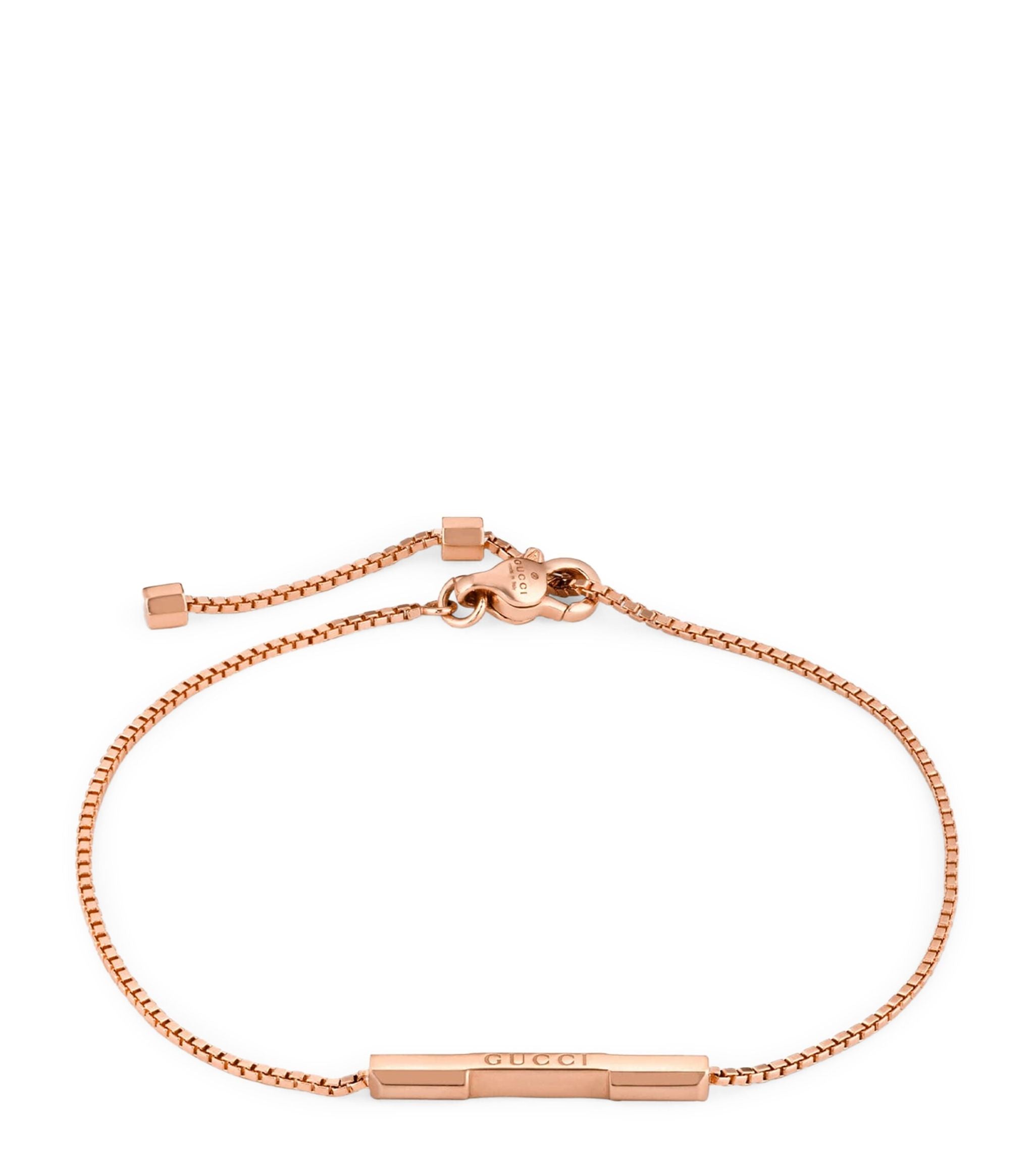 Rose Gold Link to Love Bracelet GOODS Harrods   