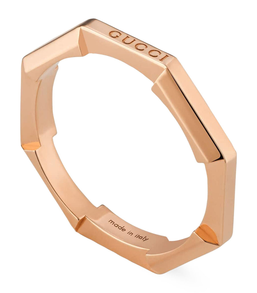 Rose Gold Link to Love Ring