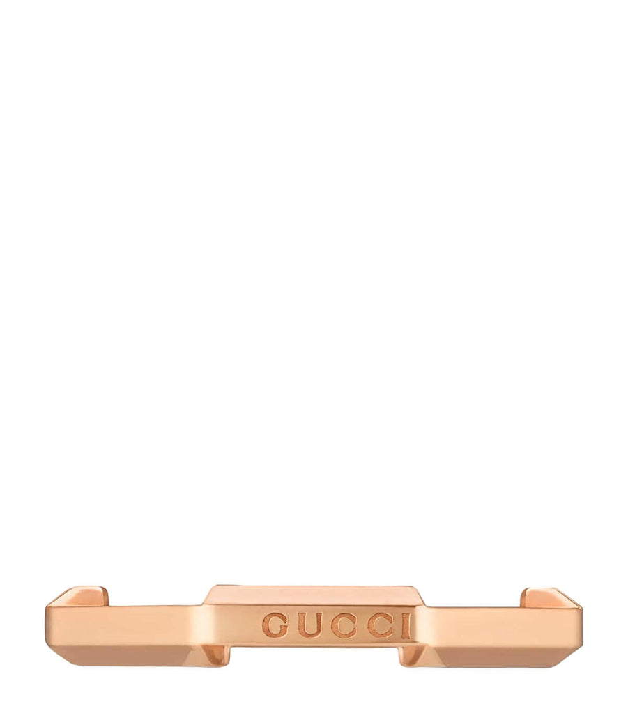 Rose Gold Link to Love Ring