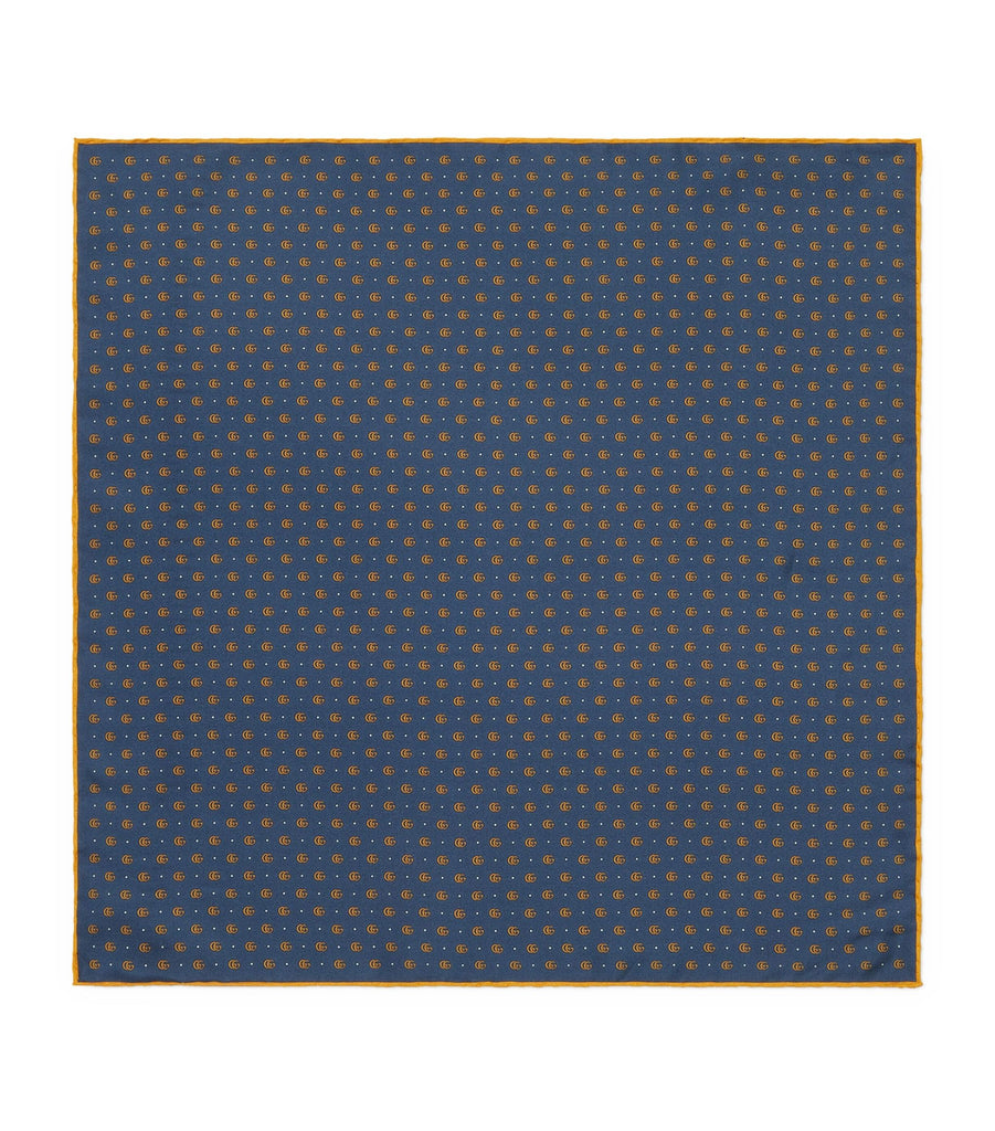 Silk Double G Pocket Square