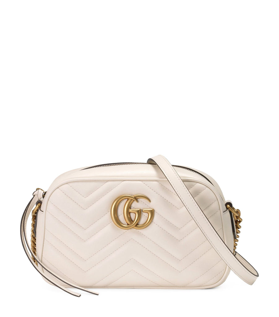 Small Leather Marmont Matelassé Cross-Body Bag