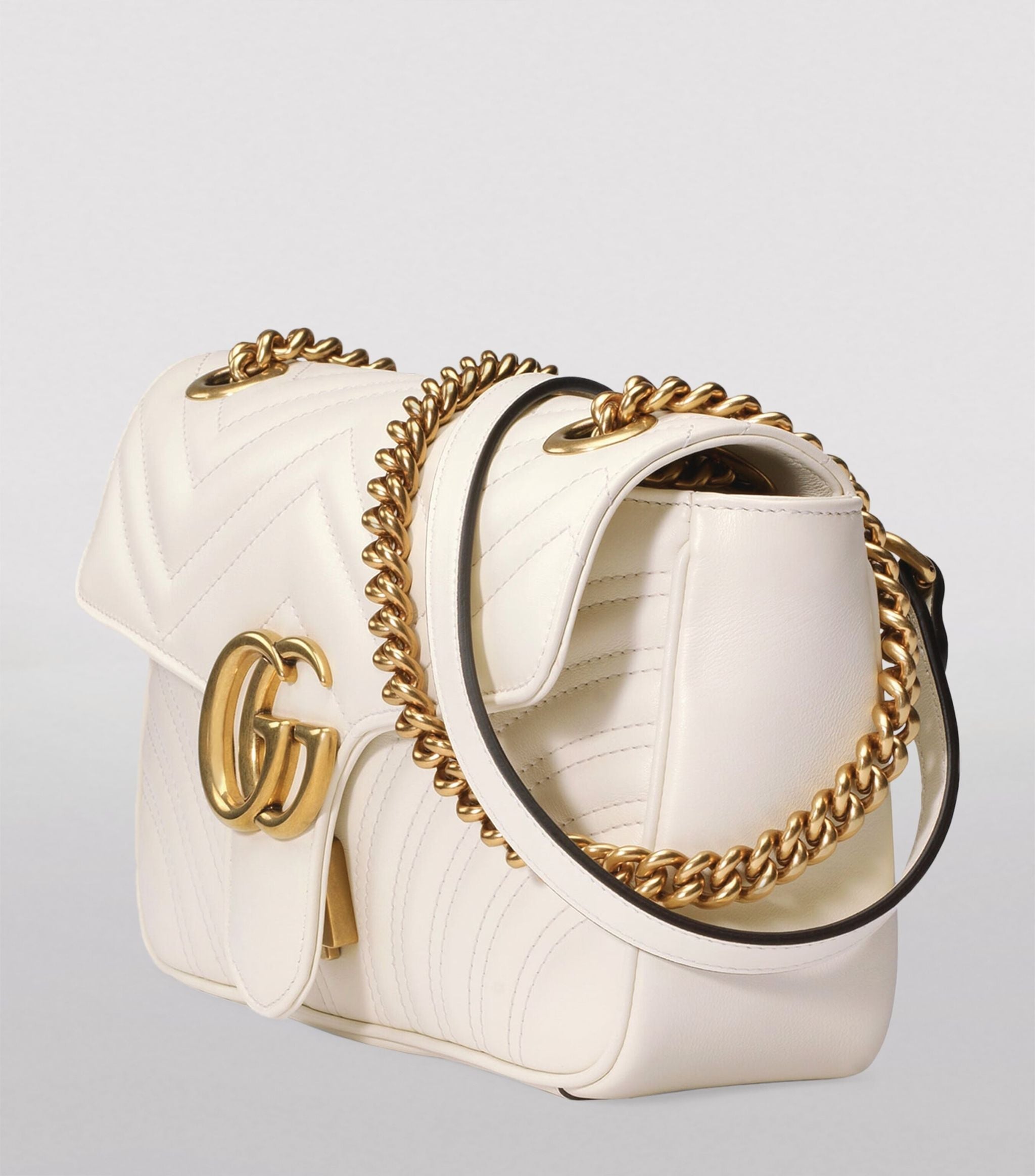 Small Marmont Matelassé Shoulder Bag GOODS Harrods   