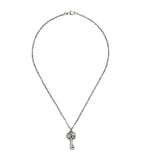 Sterling Silver Double G Key Necklace GOODS Harrods   