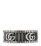 Sterling Silver Double G Ring GOODS Harrods   