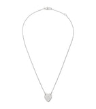 Sterling Silver Heart Pendant Necklace GOODS Harrods   