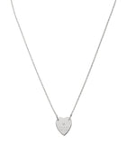 Sterling Silver Heart Pendant Necklace GOODS Harrods   