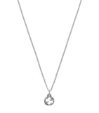 Sterling Silver Interlocking G Necklace GOODS Harrods   