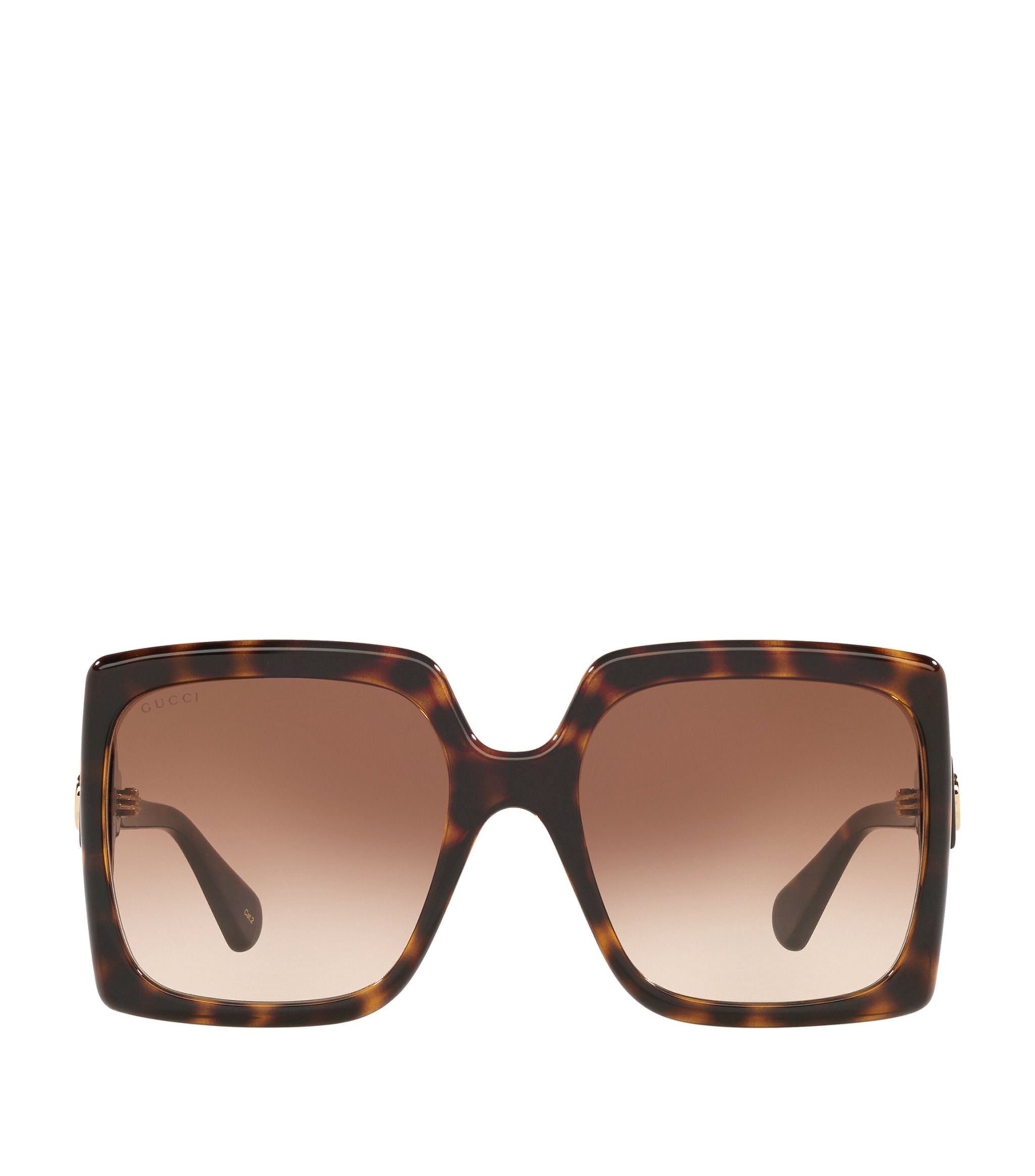 Tortoiseshell Print Square Sunglasses GOODS Harrods   