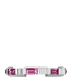 White Gold and Rubellite Link to Love Ring GOODS Harrods   