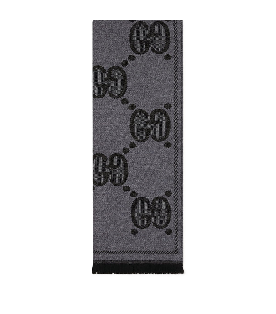 Wool GG Logo Scarf