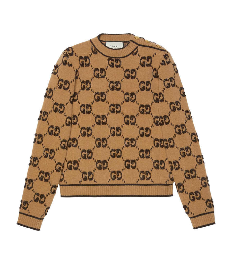 Wool Jacquard GG Sweater