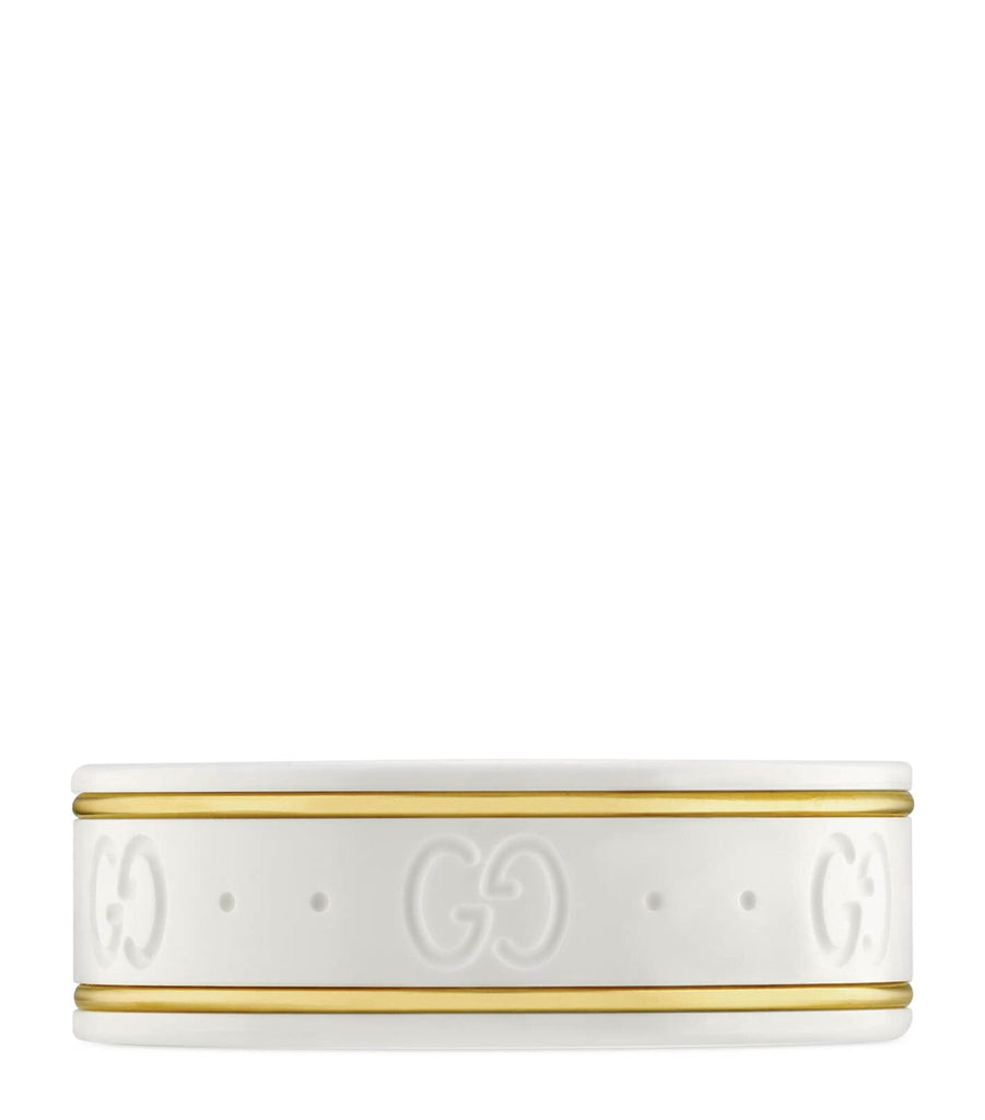 Yellow Gold-Detailed Icon Ring