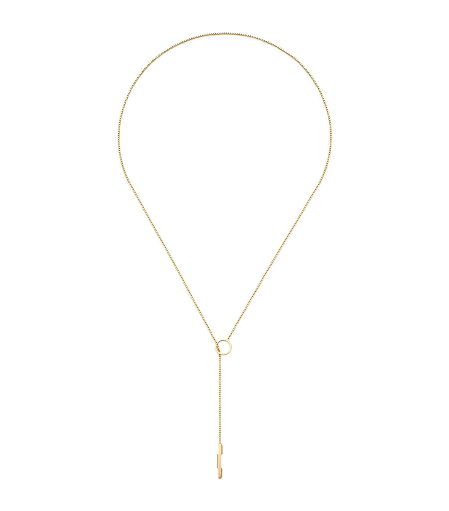 Yellow Gold Link to Love Lariat Necklace