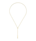 Yellow Gold Link to Love Lariat Necklace GOODS Harrods   