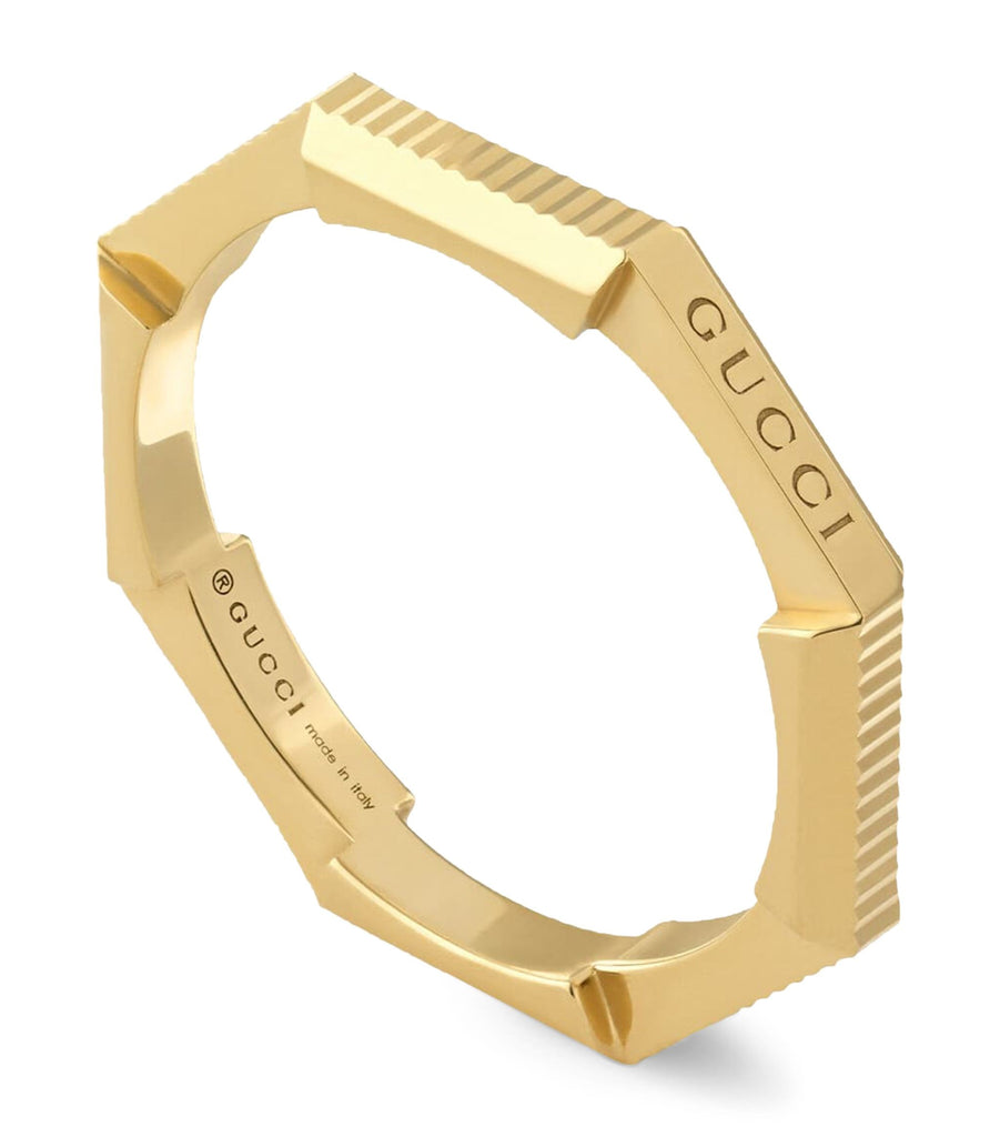 Yellow Gold Link To Love Ring