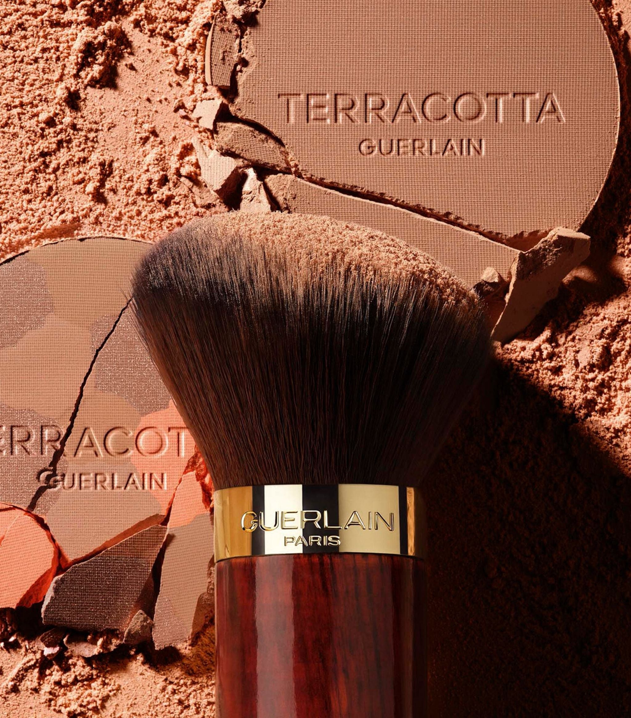 Terracotta Light Kabuki Powder Brush GOODS Harrods   