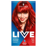 Schwarzkopf Live Intense Colour Permanent Hair Dye Real Red 035 Auburn Sainsburys   