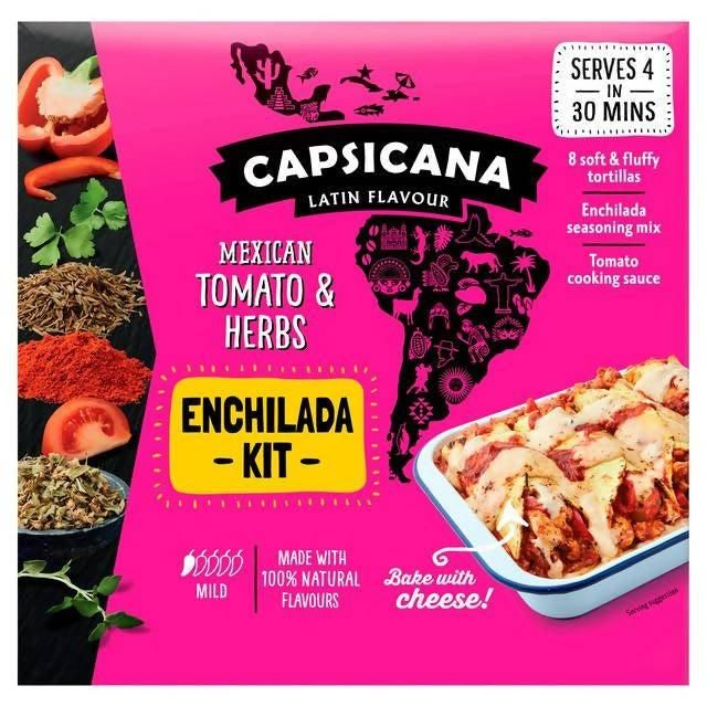 Capsicana Mexican Tomato & Herbs Enchilada Kit 548g