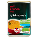 Sainsbury's Lentil & Bacon Soup 400g Soups Sainsburys   