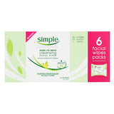 Simple Cleansing Facial Wipes, 6 x 25 Pack Skin Care Costco UK   