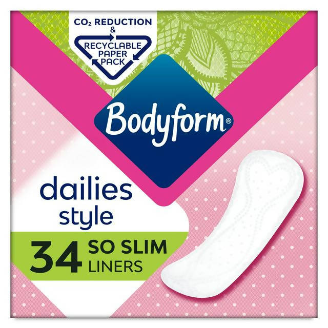 Bodyform Dailies So Slim Panty Liners x34