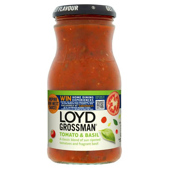 Loyd Grossman Pasta Sauce, Tomato & Basil 350g - McGrocer