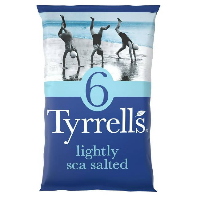 Tyrrells Lightly Sea Salted Crisps 6x25g 4-9 packs Sainsburys   