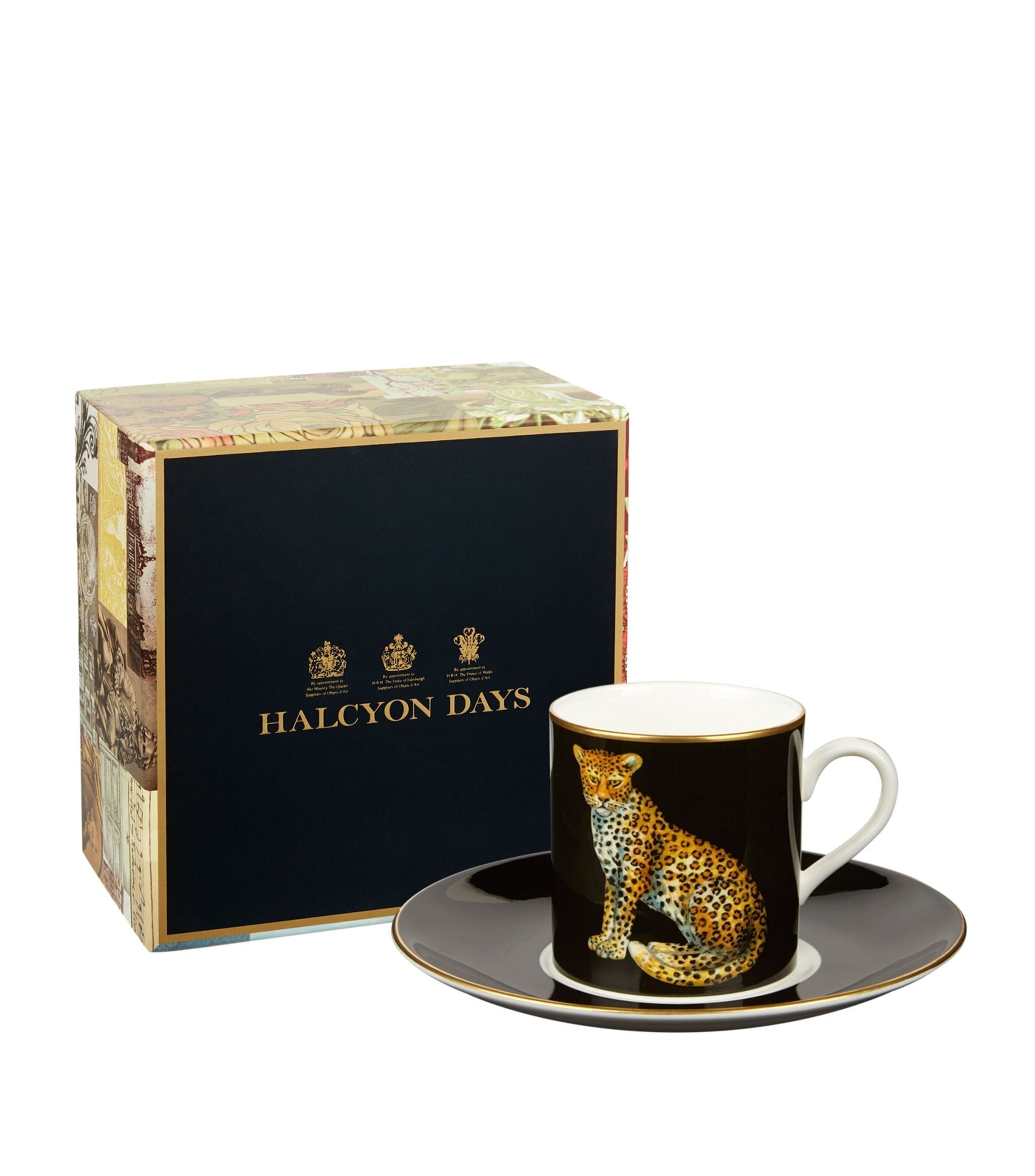 Leopard Coffee Cup and Saucer GOODS Harrods   