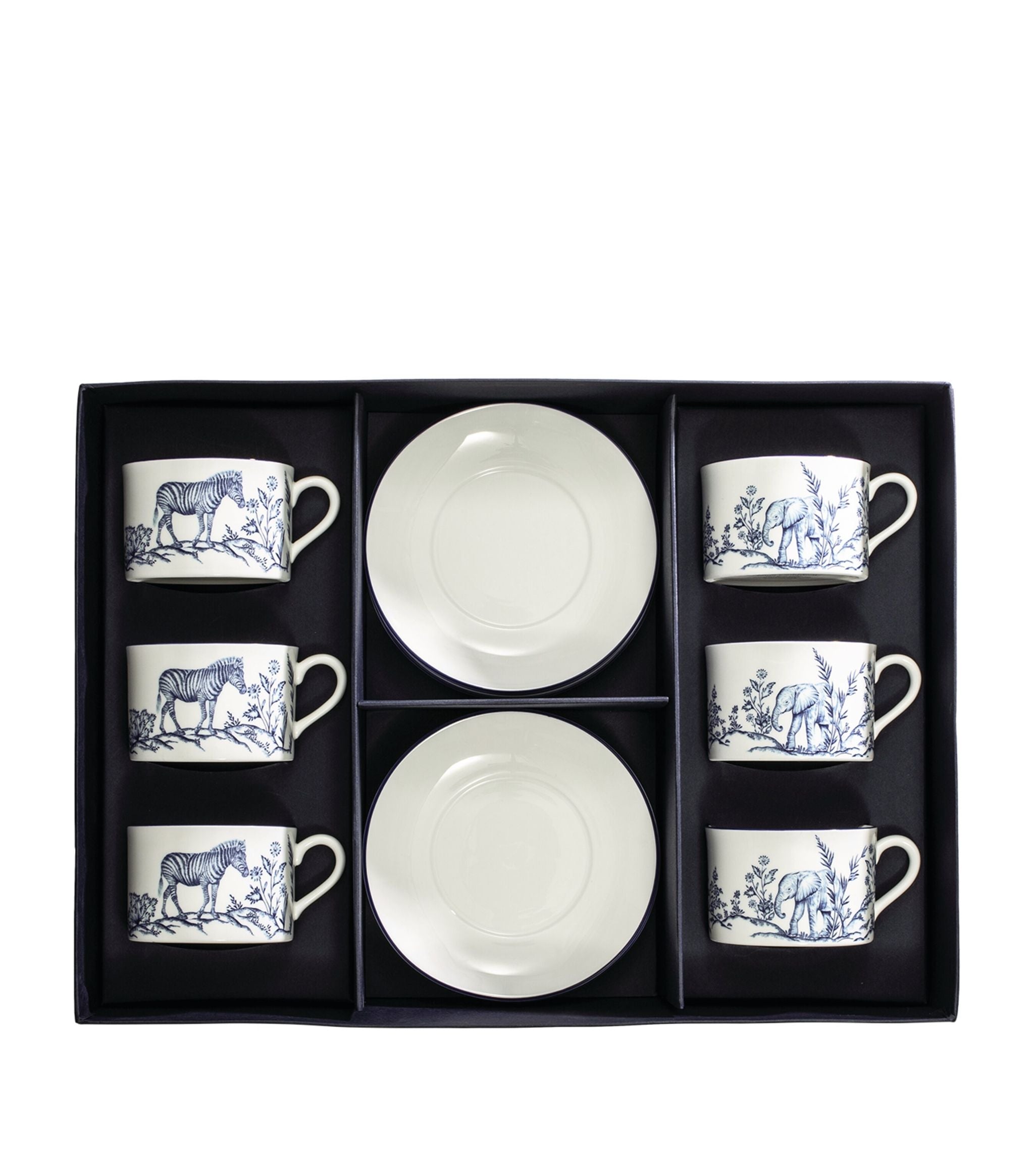 x Nina Campbell Serengeti Teacup and Saucer (Set GOODS Harrods   