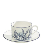 x Nina Campbell Serengeti Teacup and Saucer GOODS Harrods   