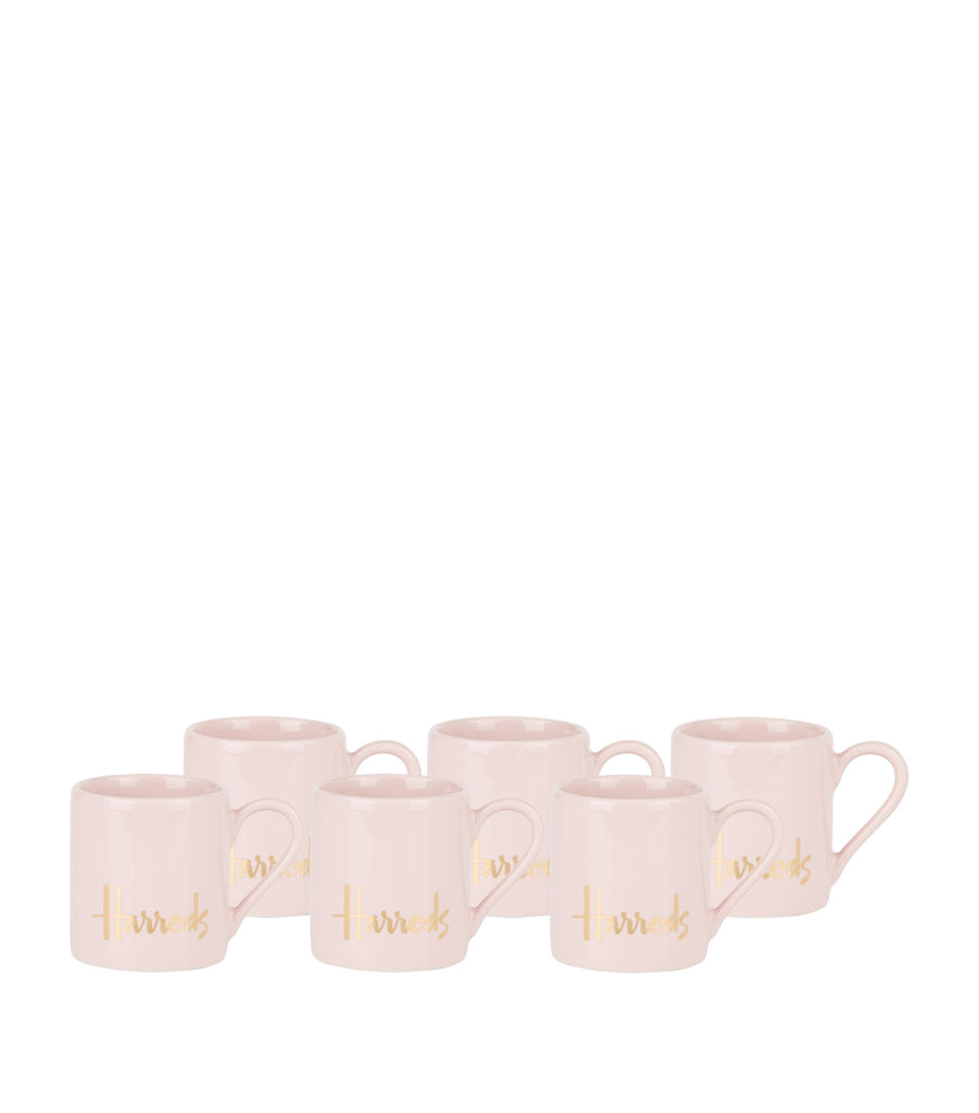 6 PINK ESPRESSO CUPS