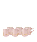 6 PINK LOGO MUGS GOODS Harrods   