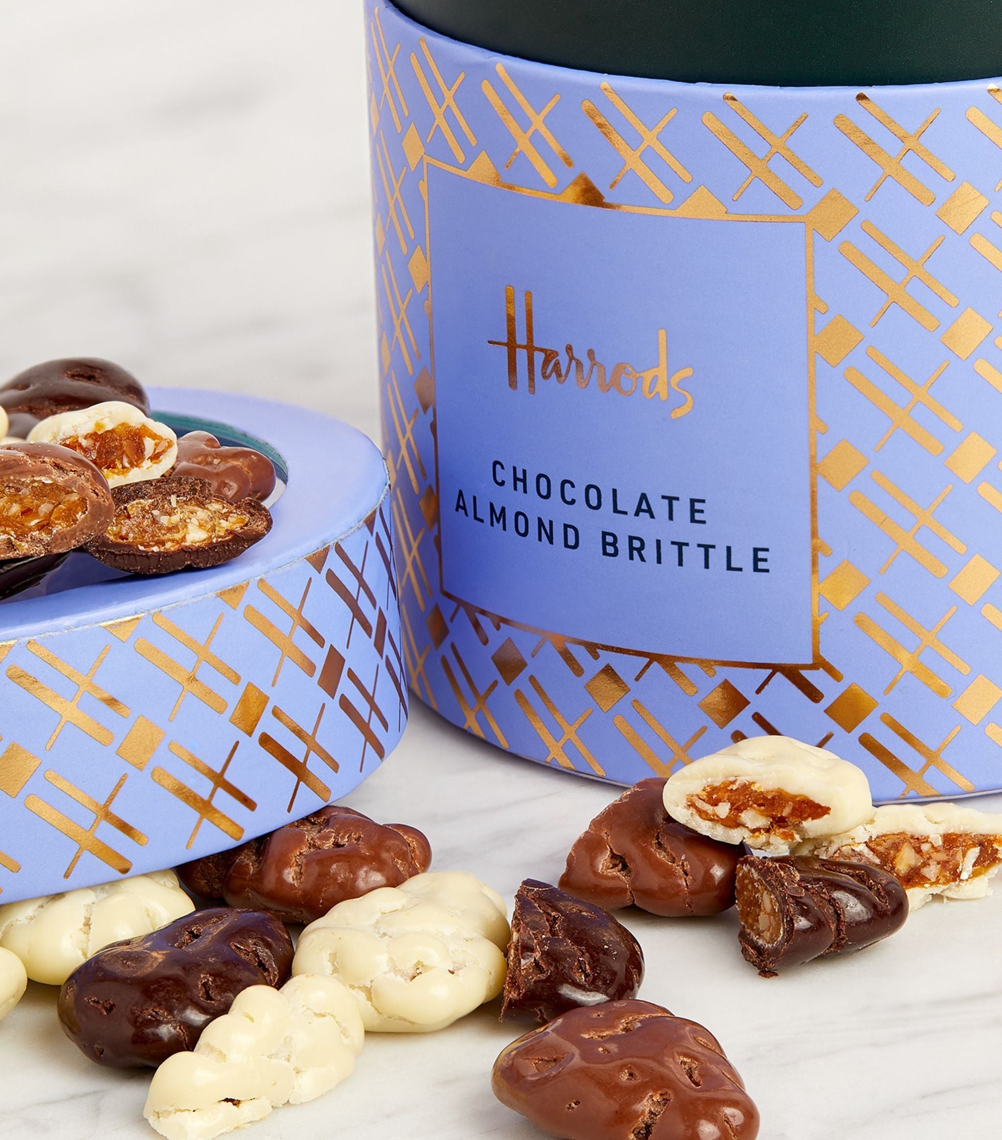 Chocolate Almond Brittle (325g) GOODS Harrods   