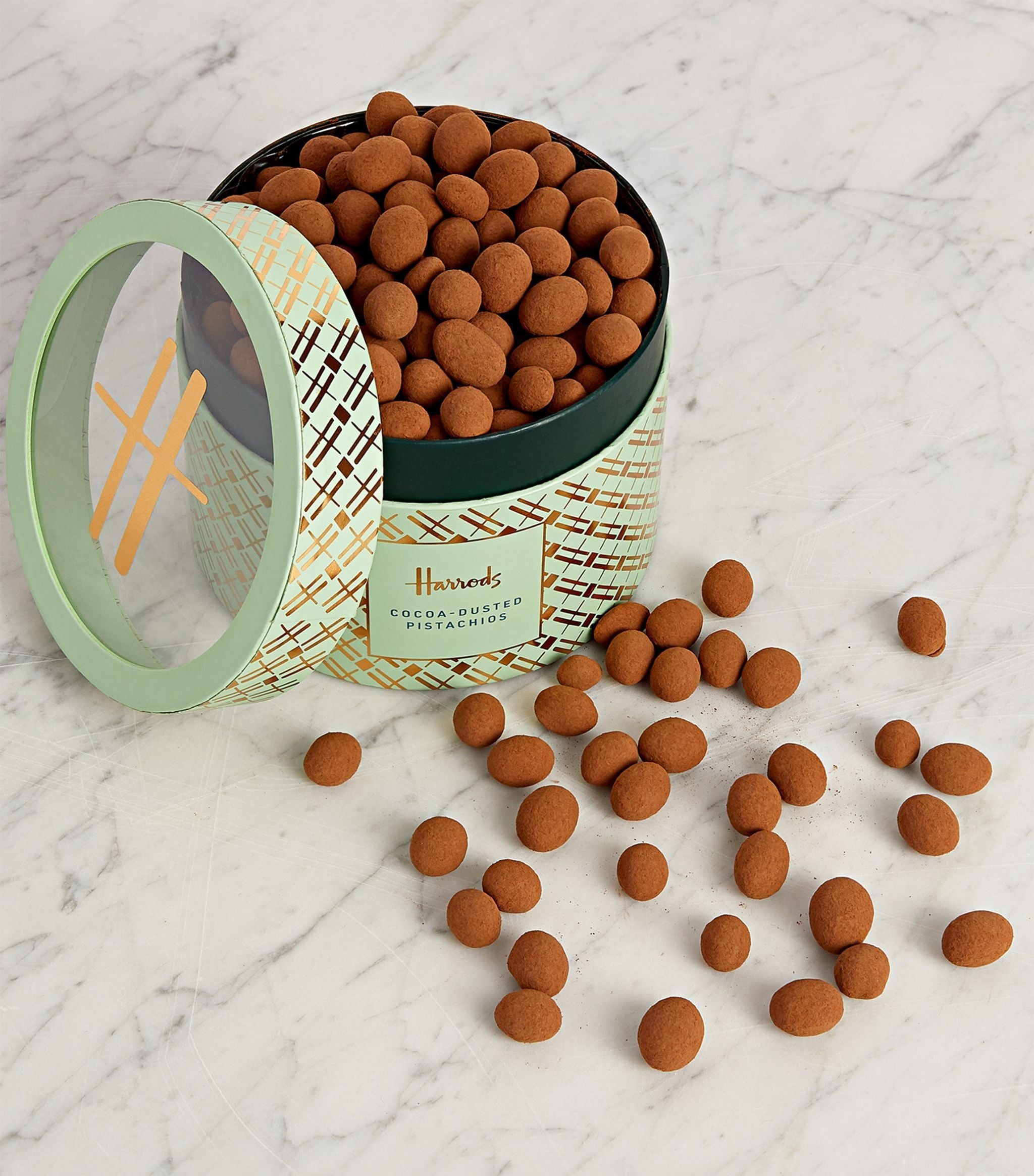 Cocoa Dusted Pistachios (600g) GOODS Harrods   